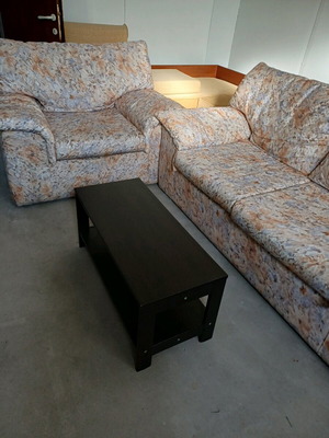 Living room sofas like new, two-seater and armchair