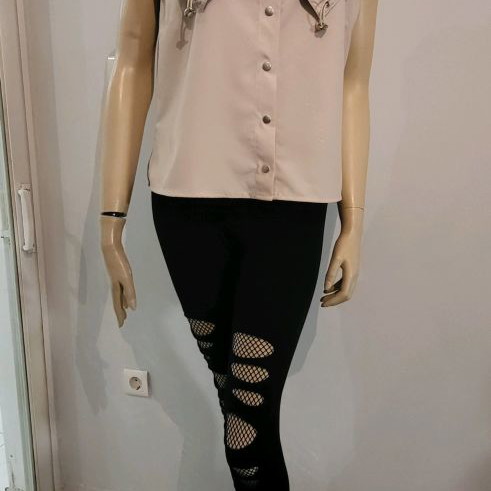 Cream shirt vest used, size L
