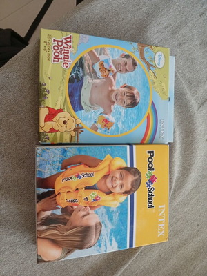 Disney armbands and Intex inflatable life vest new