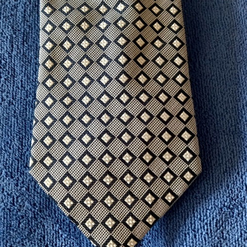 AUTHENTIC CAMBRIDGE SILK MEN'S TIE, MADE IN COMO/ITALY