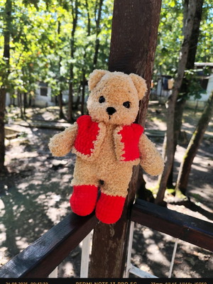 Handmade Teddy Bear 32 cm New
