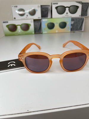 IZIPIZI Junior Kids Sunglasses Peach Orange | Square Frame | Ages 5–10