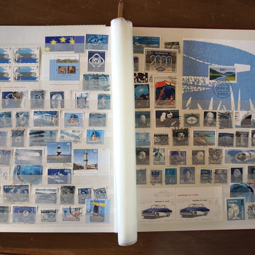 50 Shades of Blue philatelic album