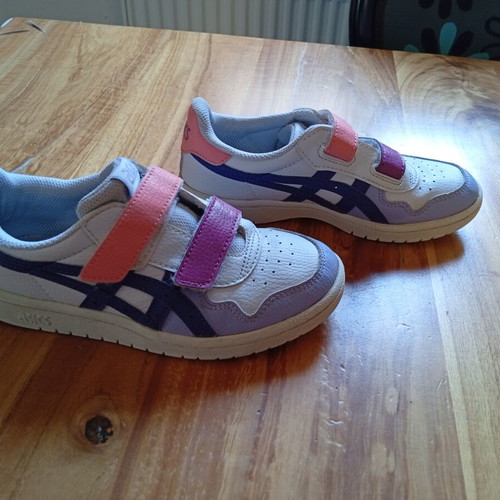 Asics children's shoes size 33 used, multicolor athletic