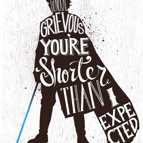 Star Wars poster with quote