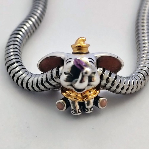 Charm Disney Dumbo silver S925 new with enamel detail