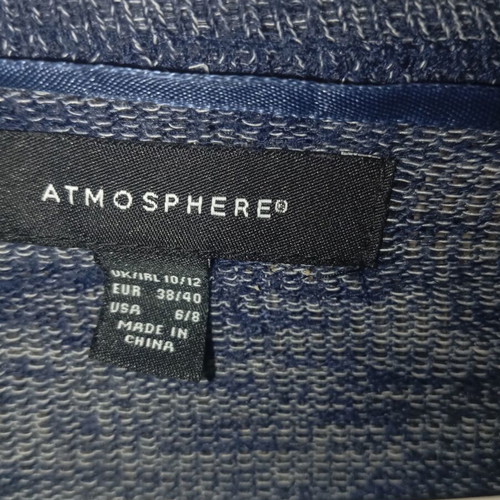 Atmosphere blue cardigan used, size 38/40