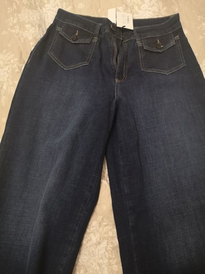 GiGi women's flared jeans new, size XL, blue