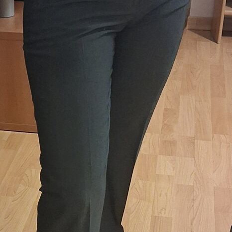Mexx pants and Twin-set blouse like new, white and gray