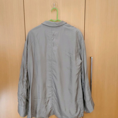 H&M satin jacket like new, size S, beige brown