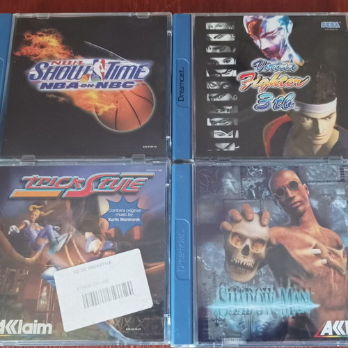 Sega Dreamcast games used, pack of 4 with manuals