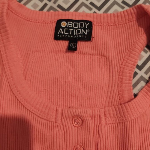 Body Action pink women's top, size S