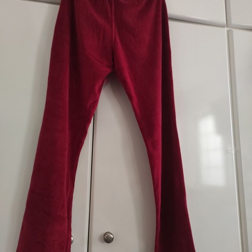 Velour children's sweatpants Bodymove L like new, red