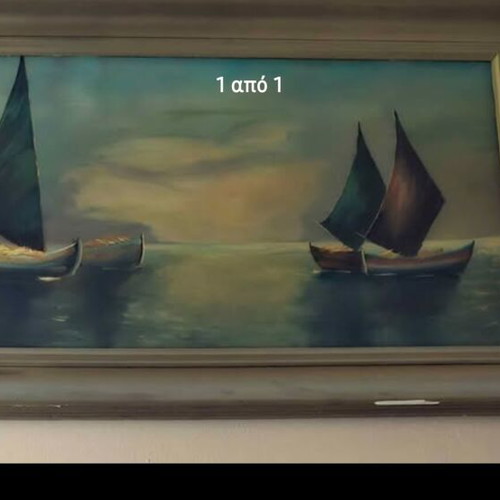 Painting on canvas used with frame paint wear