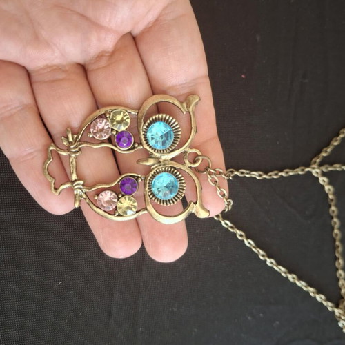 Handmade bronze necklace new in gift packaging