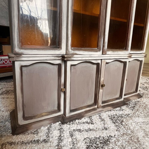 Deagostini bookshelves refurbished, set of 2, vintage wood