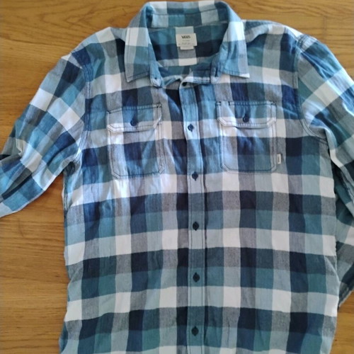 Vans flannel checkered shirt XL used