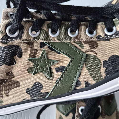 Converse All Star khaki camouflage sneakers size 38