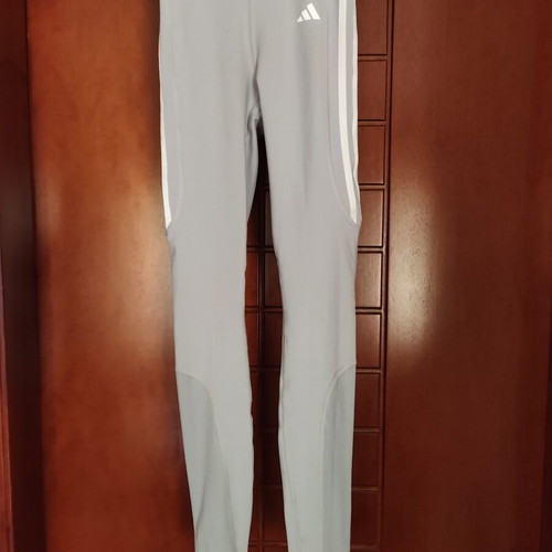 Adidas Aeroready 3-Stripes women's leggings grey size S like new