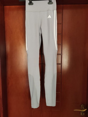 Adidas Aeroready 3-Stripes γυναικείο κολάν γκρι μέγεθος S σαν καινούργιο