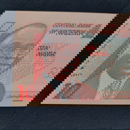NIGERIA 10 NAIRA 2017.