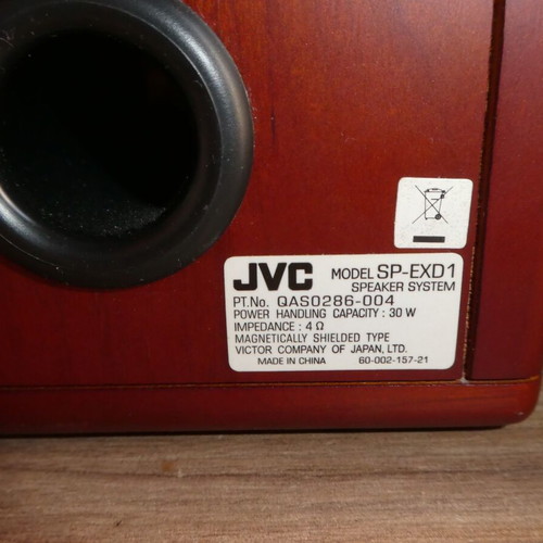 Mini System JVC EX-D1 Woodcone like new