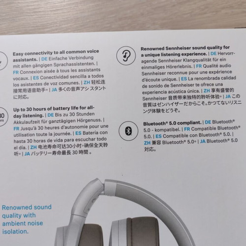 Sennheiser HD 350BT headphones new, wireless