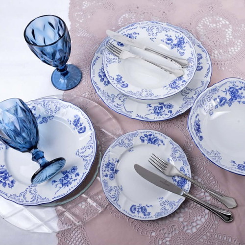 Bernadotte Blue Flowers dinnerware set 20 pieces new