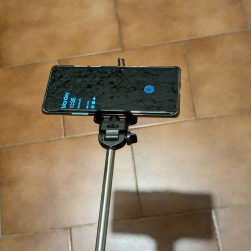 Selfie stick used for selfie photos