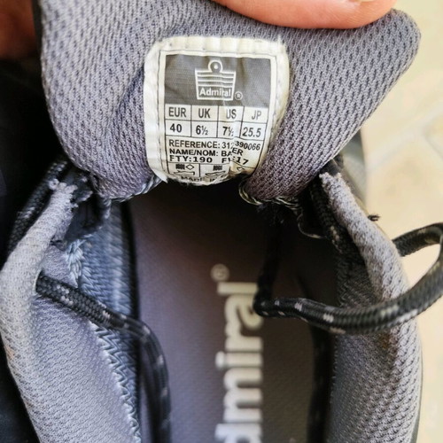 Admiral women's hiking shoe size 40 like new, black gray