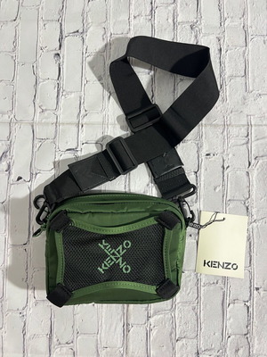 Kenzo shoulder bag crossbody new, black and green
