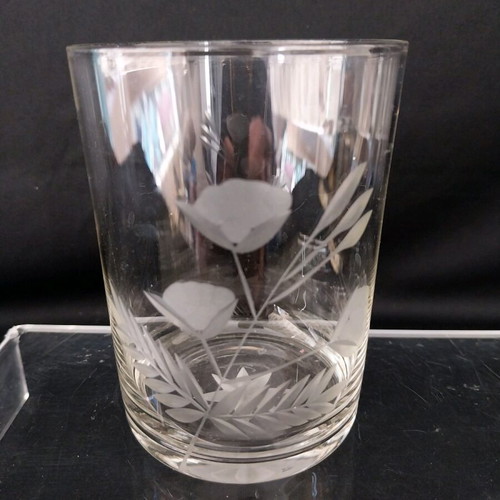 Vintage set of 2 metal holders with USSR glasses