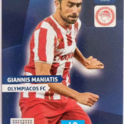 Giannis Maniatis Olympiacos collectible card