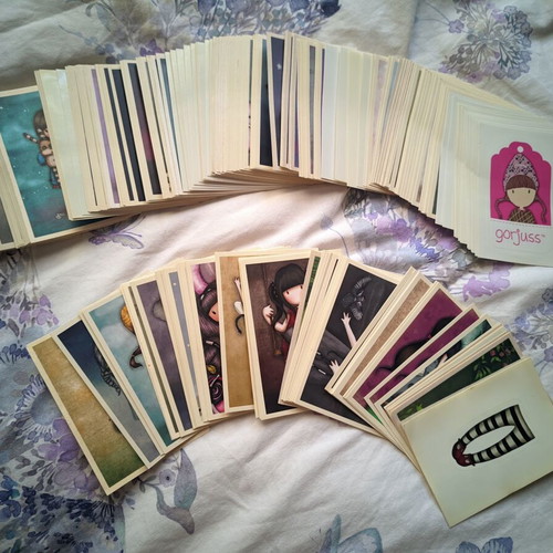 Santoro Gorjuss Panini stickers new from purple and red albums