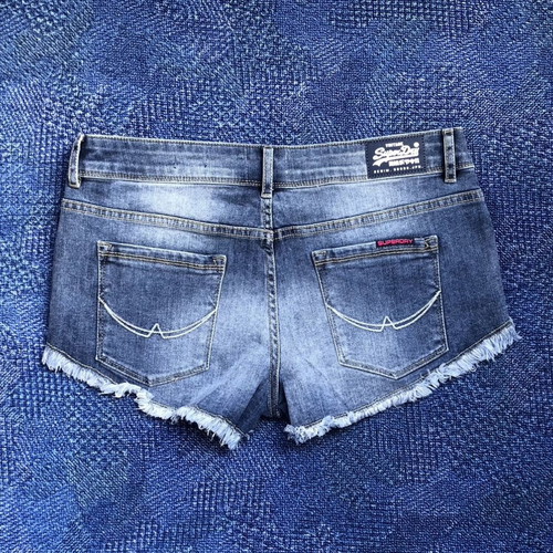 Superdry Hot Pant women's shorts new, size M, blue