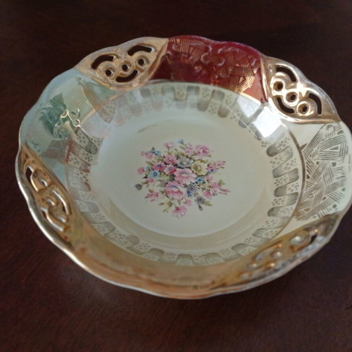 Empire England porcelain vintage bowl used, decorative
