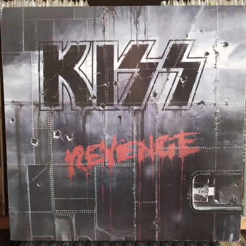 KISS Revenge LP 1995 U.S Limited Edition Gray Marble Vinyl like new