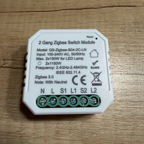 Smart Home Double Switch Zigbee Tuya Smartlife Module like new
