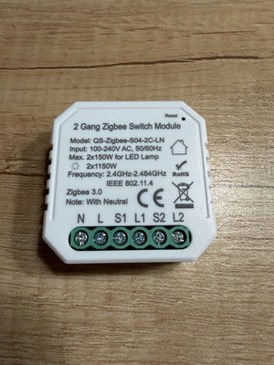 Smart Home Double Switch Zigbee Tuya Smartlife Module like new