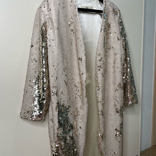 Pink type jacket with sequins like new