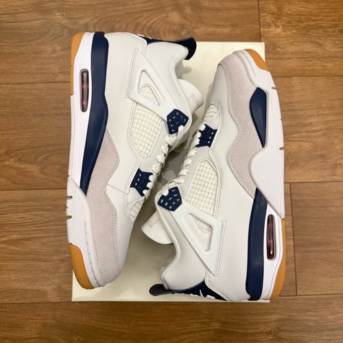 Air Jordan 4 Retro SB brand new with tags, white, size 45