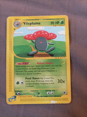 Pokemon card Vileplume original rare