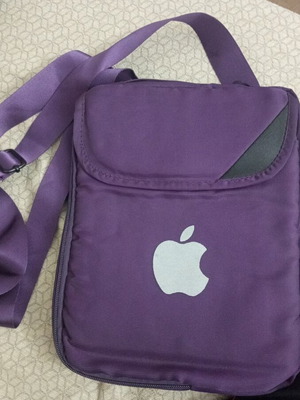 Tablet bag used, purple