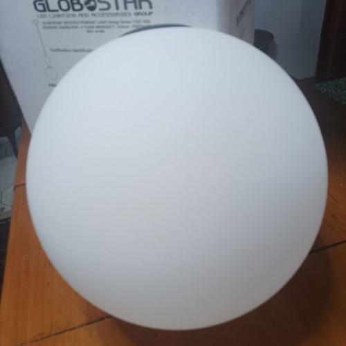 Globostar opal glass globe lampshade for ceiling light