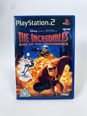 The Incredibles Rise of The Underminer PlayStation 2 game like new, English