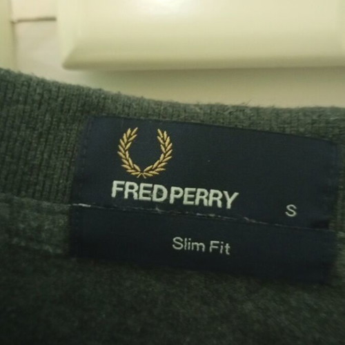 Fred Perry shirt like new, gray, size S