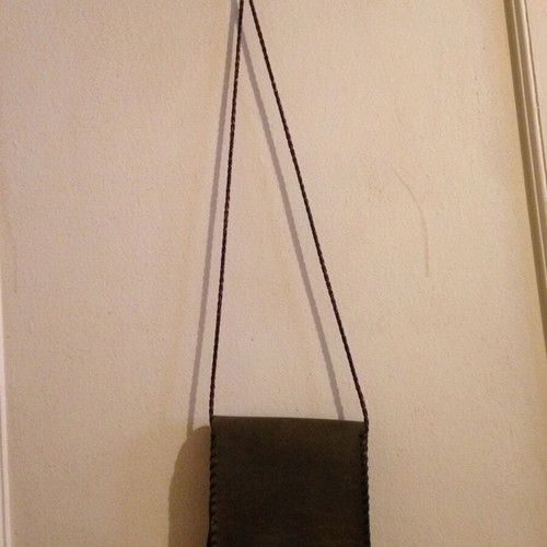 Vintage Boho crossbody bag used, multicolored