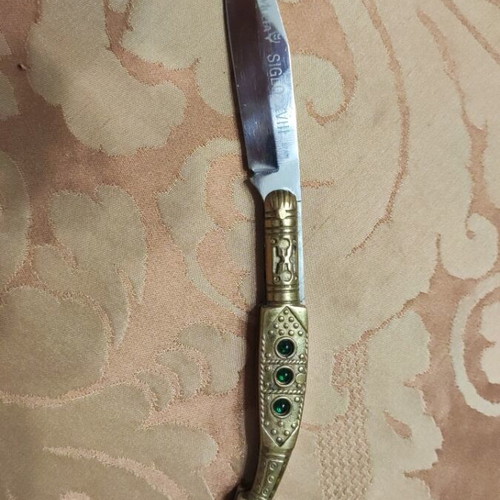 Navaja Muela Siglo XVIII folding Spanish decorative replica like new