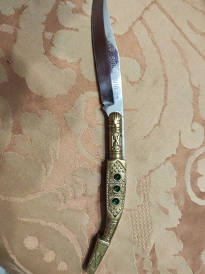 Navaja Muela Siglo XVIII folding Spanish decorative replica like new
