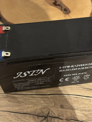Επαναφορτιζόμενη μπαταρία JSTN 6-DFM-8 12V 8Ah AGM καινούργια